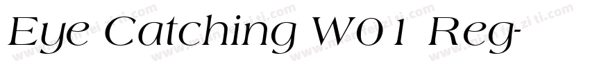 Eye Catching W01 Reg字体转换